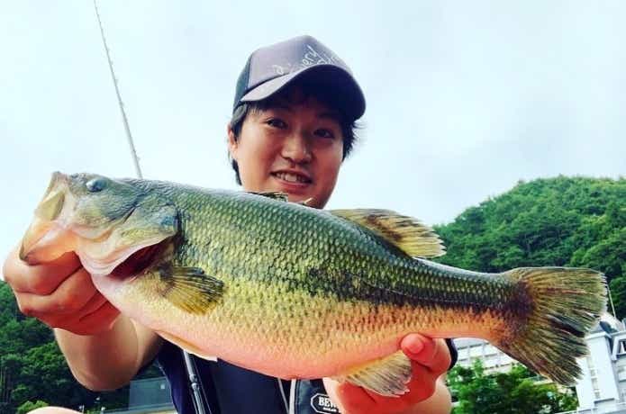 河口湖のバス