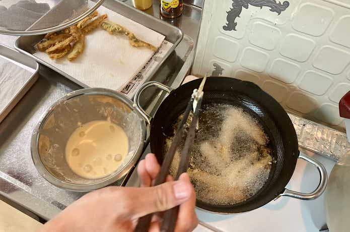 ハゼの料理