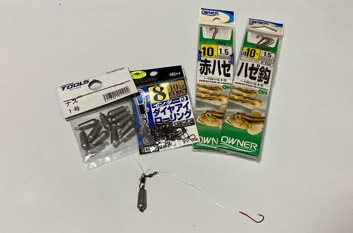 ハゼ釣りの仕掛け
