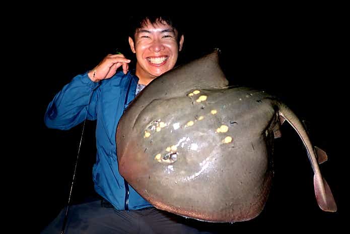 ウチワザメ　釣り