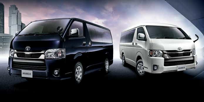 ハイエース　釣り車