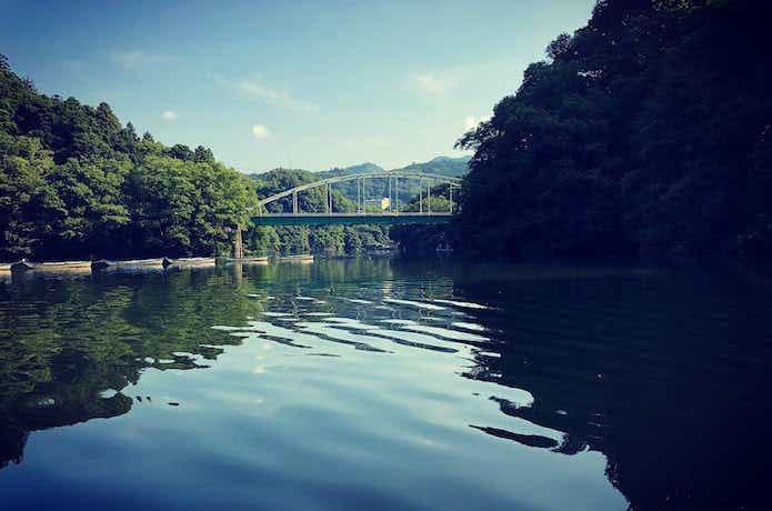 秋山川中流域