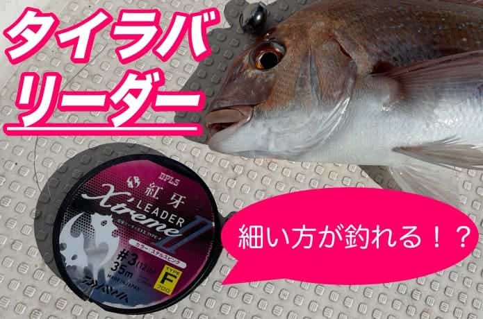 タイラバのリーダーは細い方が釣れる!?おすすめ10選&ノットを紹介