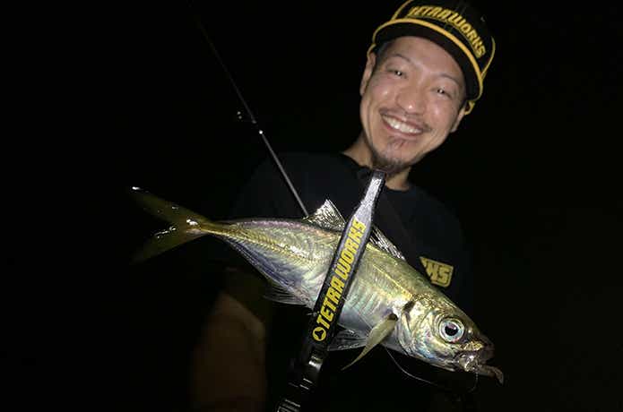 夏のアジング釣果写真