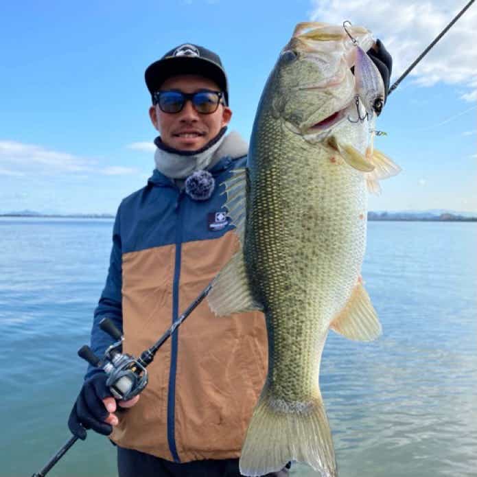 秋の琵琶湖　ディープクランクでの１本