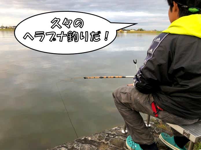 ヘラブナ釣り　コイヘラ
