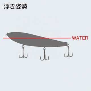 エバーグリーン　アマゾンの浮き姿勢