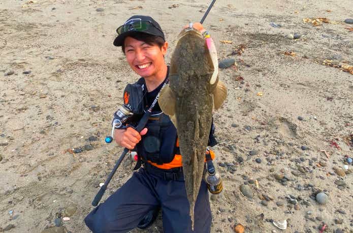 イシハラゴムで釣ったマゴチ