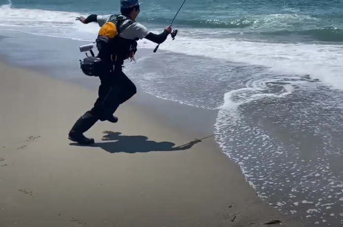 3Dタイドウォーカーで海釣り