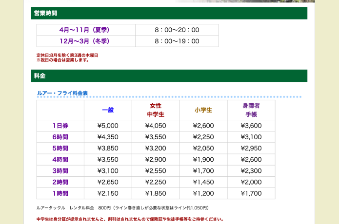 すそのフィッシングパークの画像