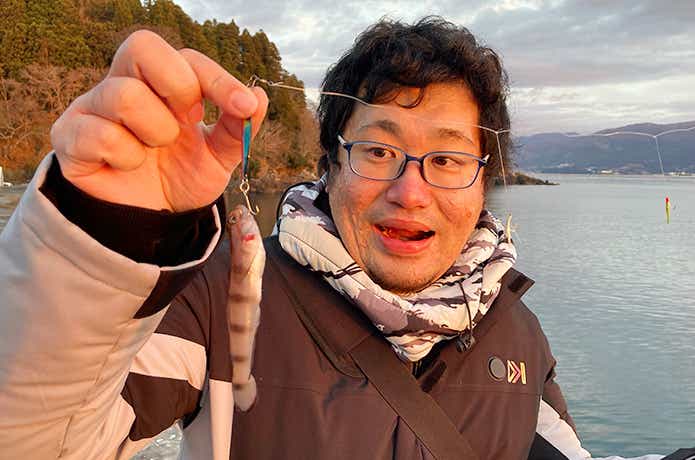 ライトジグサビキでハゼ
