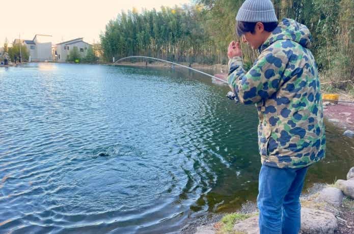 アジングロッドを管理釣り場で使う