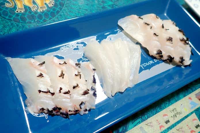 ブダイ　刺身　霜降り