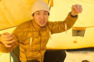 氷上ワカサギ釣り