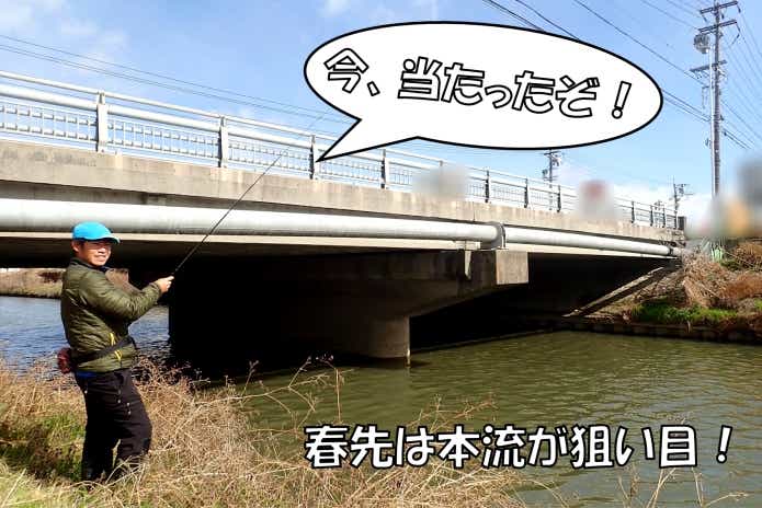 春ナマズ　釣り