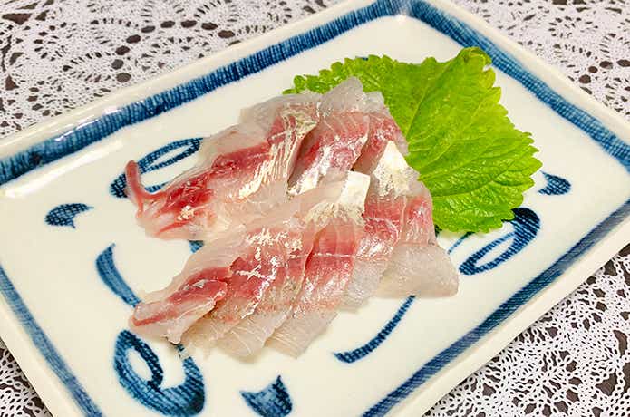アジ　刺身