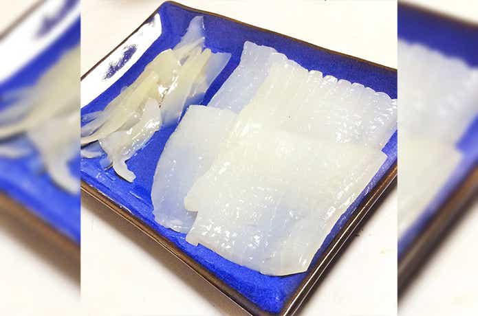 アオリイカ　刺身