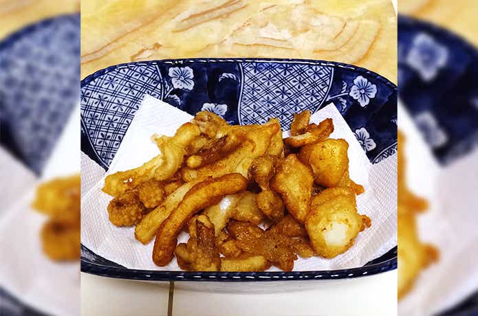 アオリイカ　唐揚げ