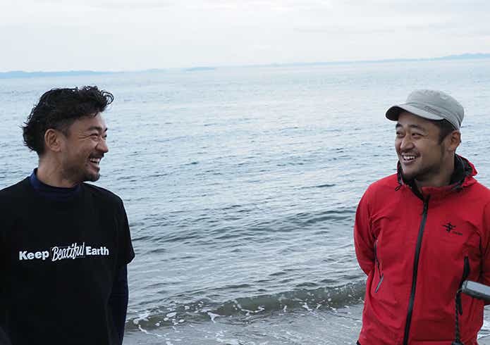 三浦半島ビーチクリーニングのインタビューカット