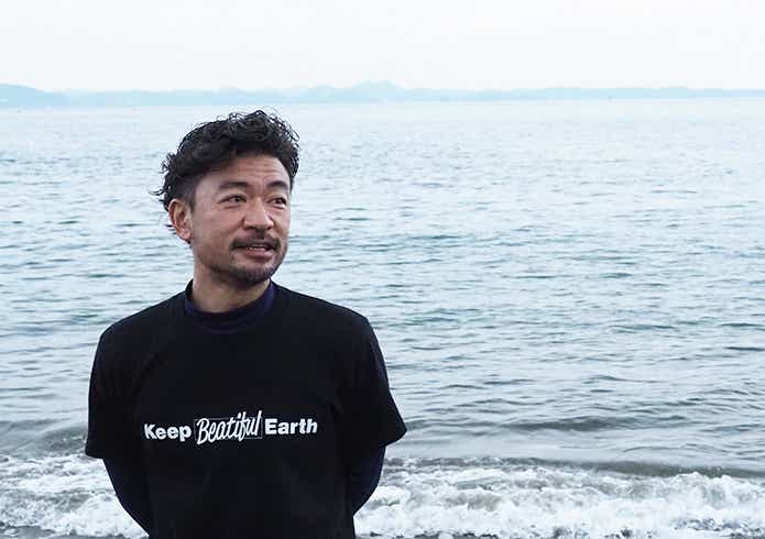 三浦半島ビーチクリーニングのインタビューカット