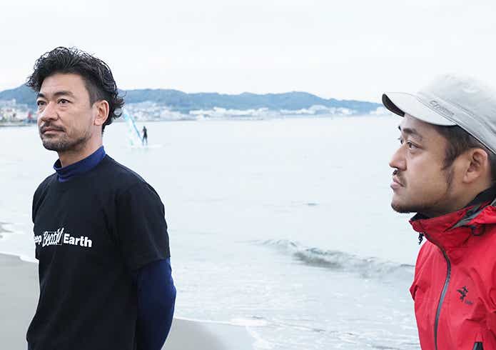 三浦半島ビーチクリーニングのインタビューカット