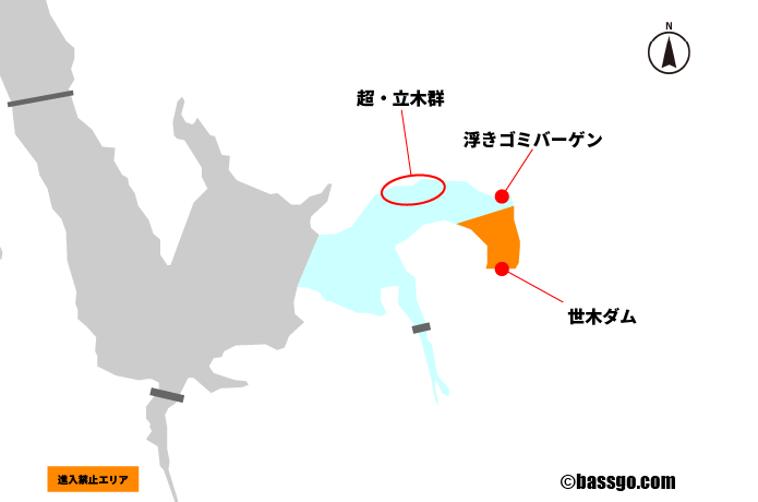 日吉ダム　ポイントマップ