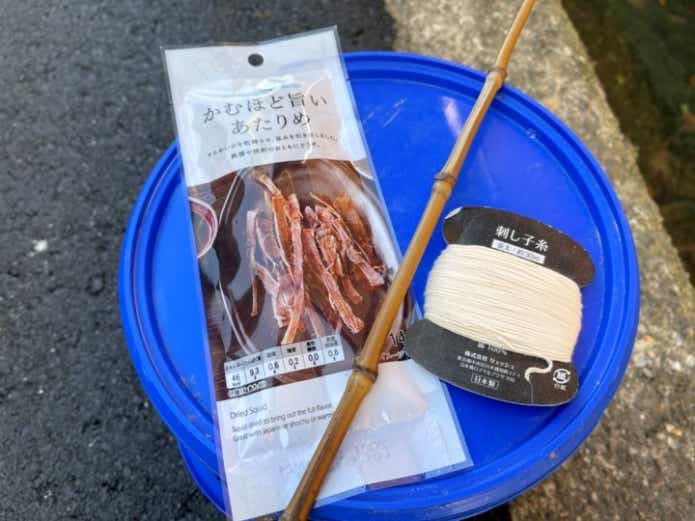 ザリガニ釣りに必要な道具