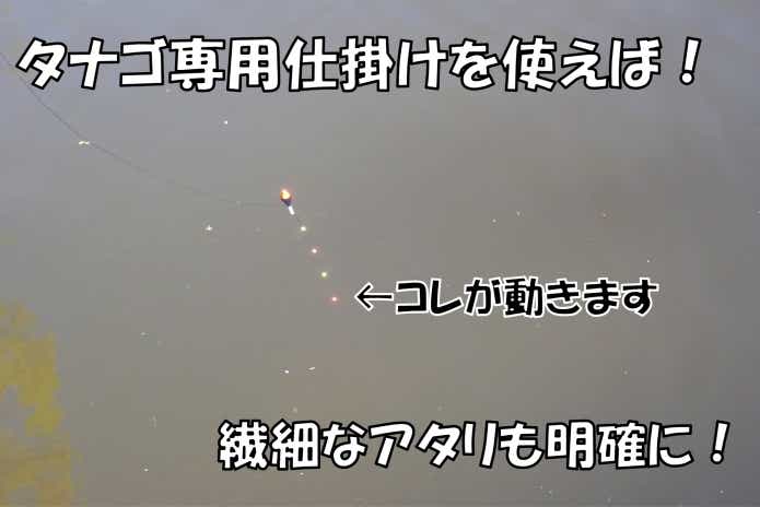 タナゴ釣り　仕掛け