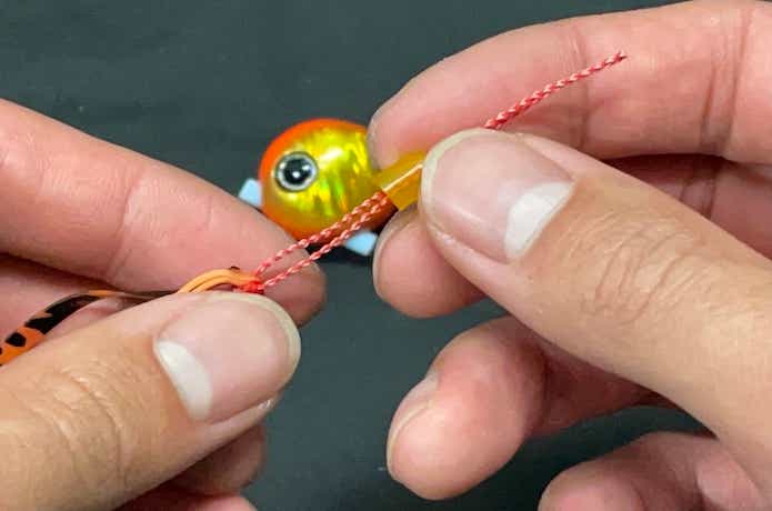 バックファイヤーキャップを外す