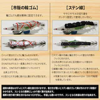 スシQへの餌の付け方
