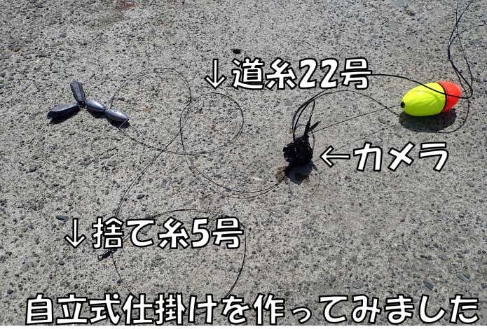 水中ライブカメラ　仕掛け