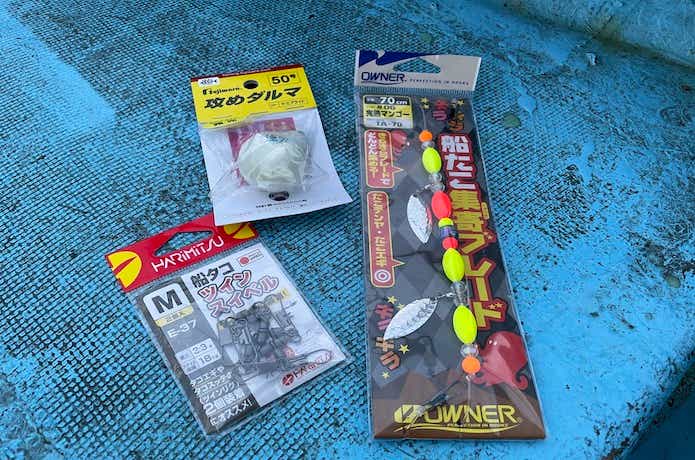 船タコの仕掛けの画像