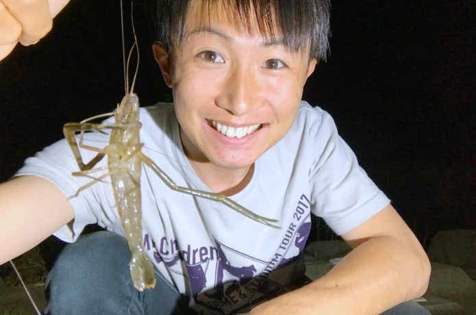 手長エビ釣り