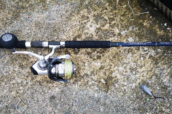ハモ狙いのタックル