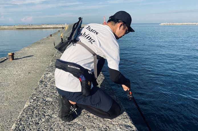 激しく動き回るおかっぱりの釣りにもおすすめ