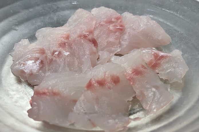 アマダイの刺身の画像