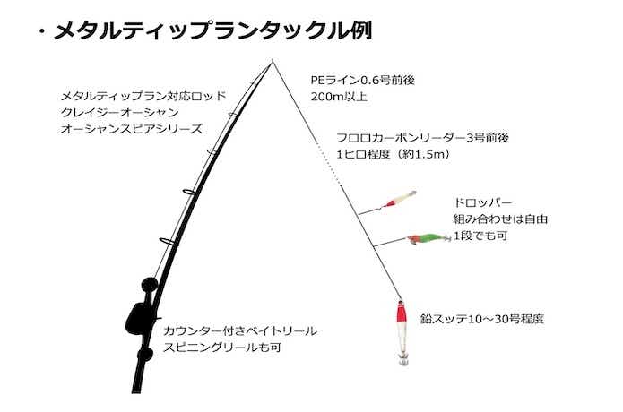 新釣法】メタルティップランを元釣具屋が解説！従来のイカメタルとの違いとは | TSURI HACK[釣りハック]