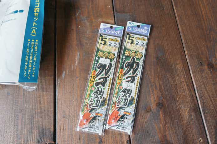 ライトカゴ釣り　仕掛け