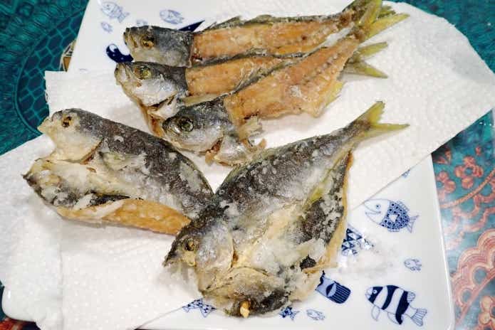 タカベ　唐揚げ