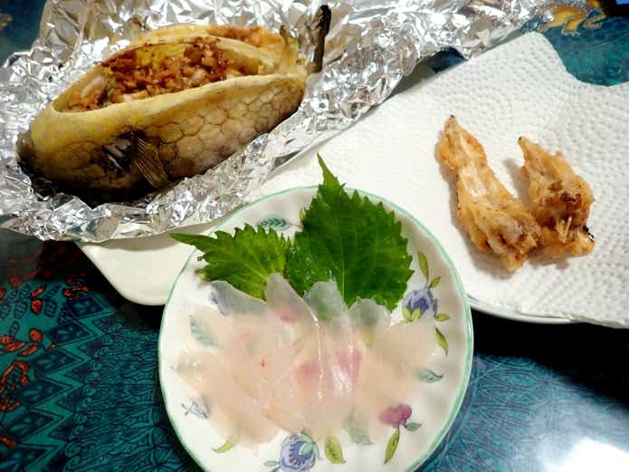 ハコフグ 唐揚げ