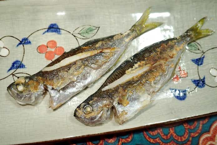 タカベ　塩焼き