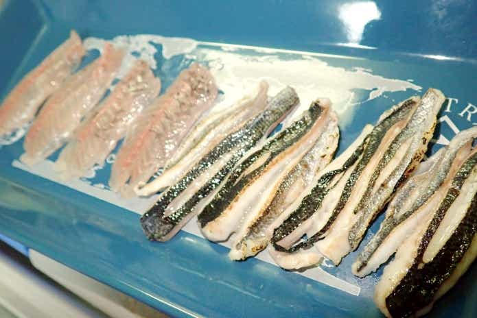 タカベ　刺身　炙り