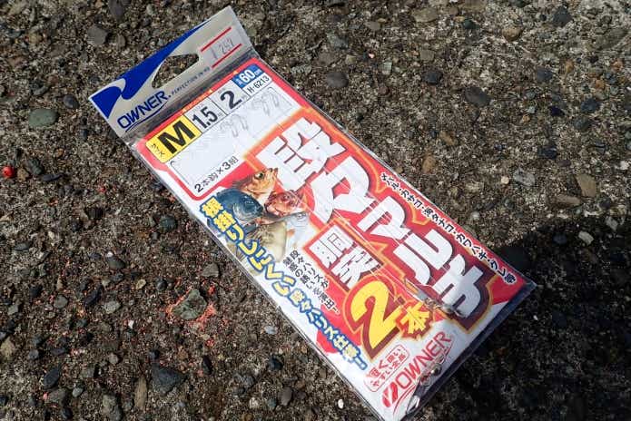 ハコフグ釣り 胴突仕掛け