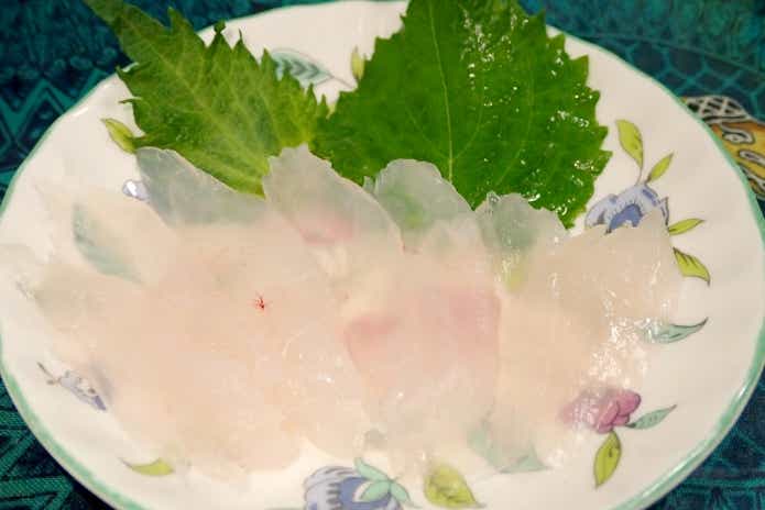 ハコフグ 刺身