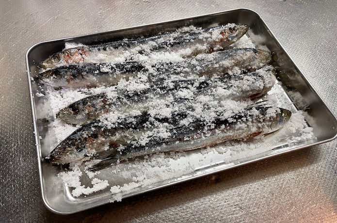 タチウオテンヤのエサの画像