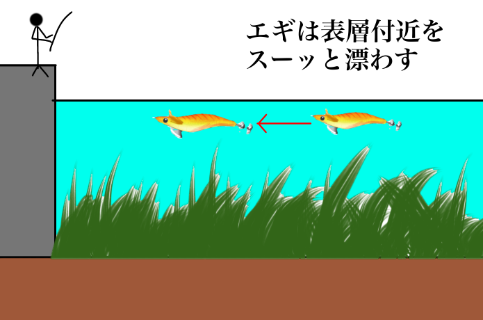 シャローエギングの画像