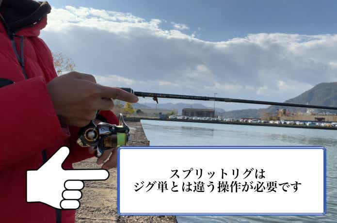 スプリットリグアジングの操作