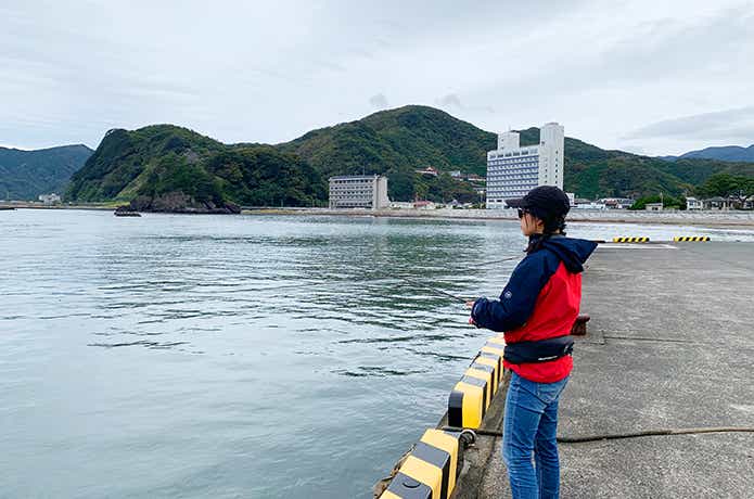 釣り　堤防