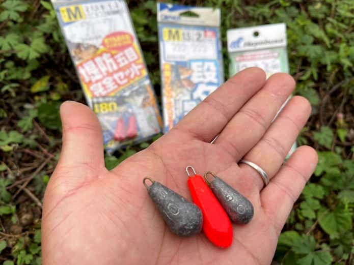 胴突き仕掛け オモリ