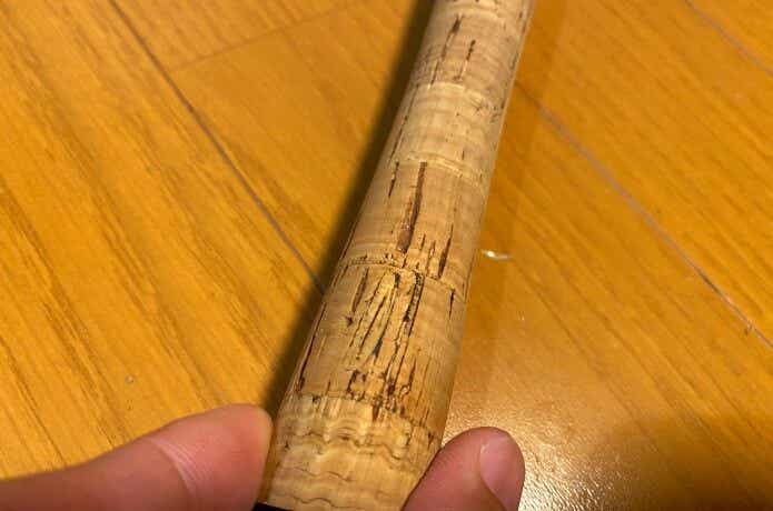 コルクグリップの補修の画像